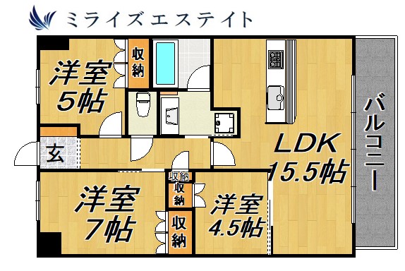 ラフィシア上前津の間取り