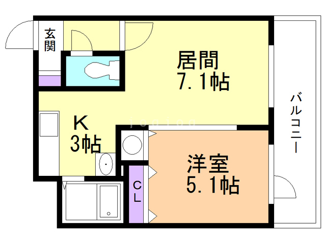 センターヒルIIの間取り