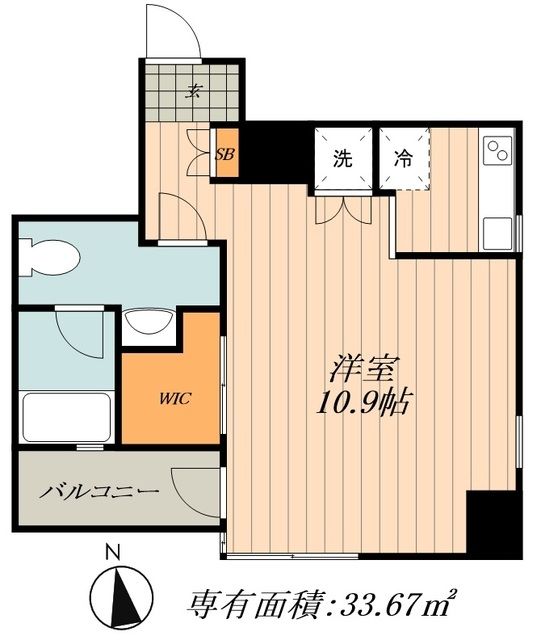 中央区入船のマンションの間取り