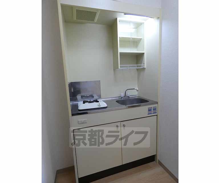 キッチン　一口ガスコンロ付きのミニキッチンです！