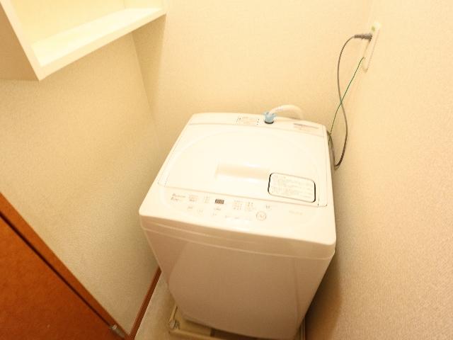 眺望　洗濯機もバッチリ完備♪