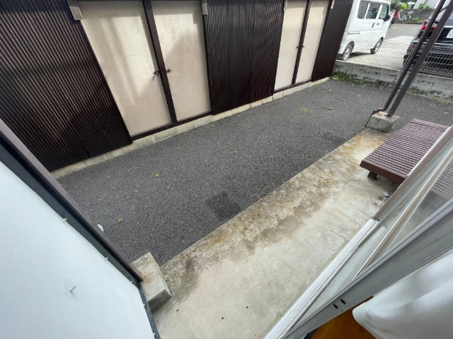 バルコニー　洗濯物が干せます。