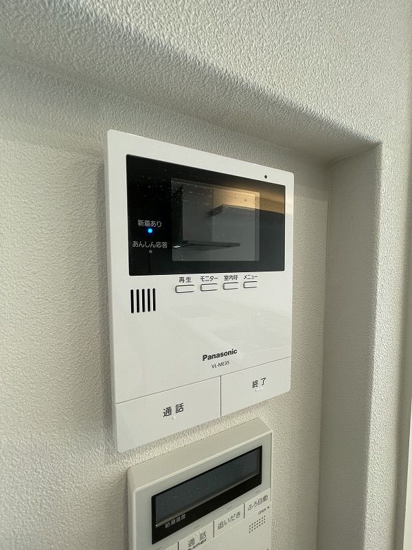 セキュリティ　安心のモニター付きインターホン！