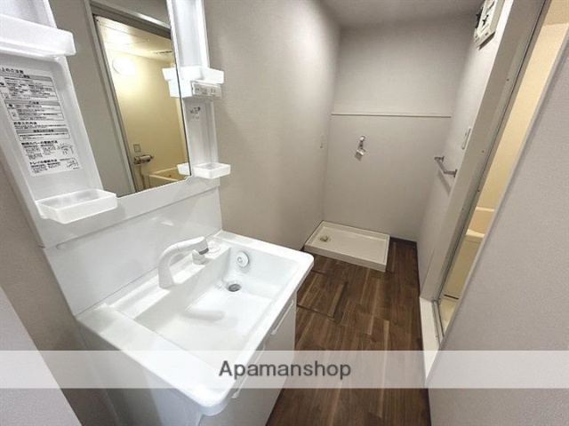 洗面設備　シャンプードレッサー付き。室内洗濯機置き場もあります