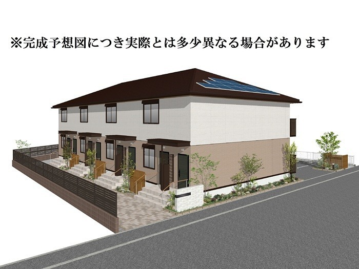 建物外観　施工イメージです。