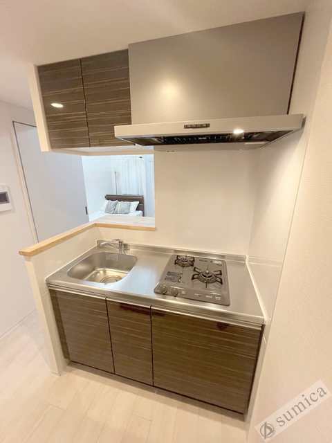 キッチン　２口システムキッチンでお料理楽しく♪♪