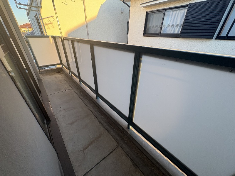 バルコニー　日当たり良好！