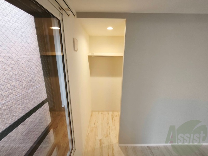 収納　洋室にはクローゼットがあるのですっきり片付きそうです。