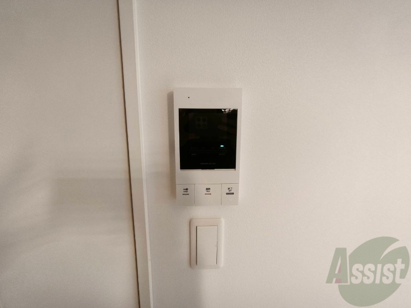 セキュリティ　モニタ付インターホンでセキュリティ面も安心です。