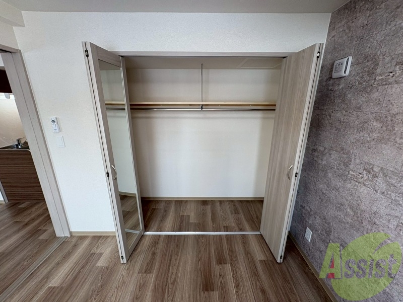 収納　収納もバッチリあるのでお部屋が片付きますよ！