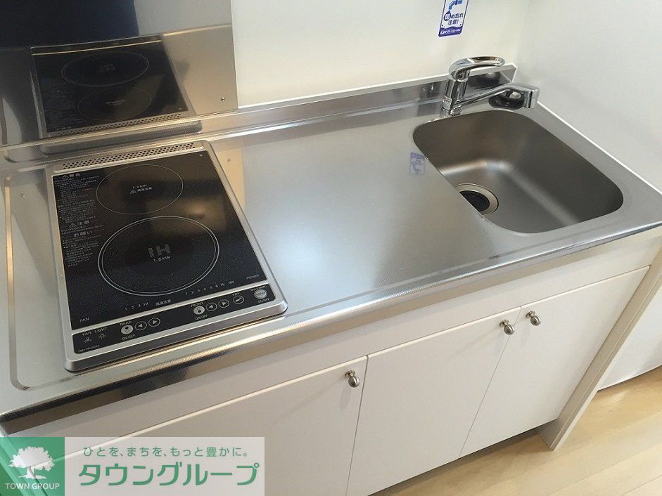 キッチン　電気コンロ２口