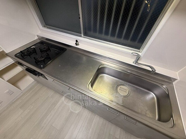 北大阪急行 緑地公園駅 徒歩5分 3階建 築39年のキッチン写真