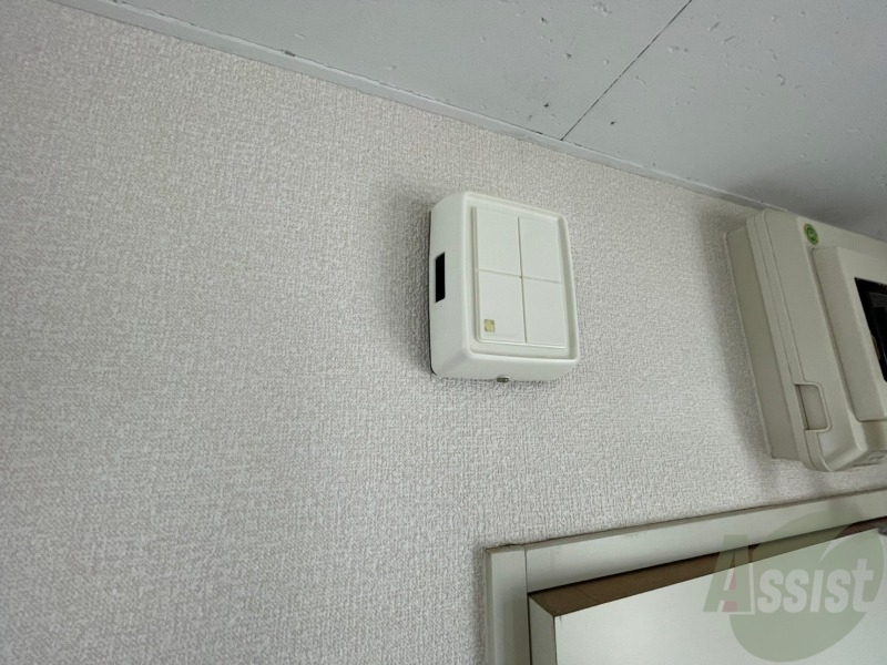 セキュリティ　来客時にはこちらのチャイムが鳴りますよ。