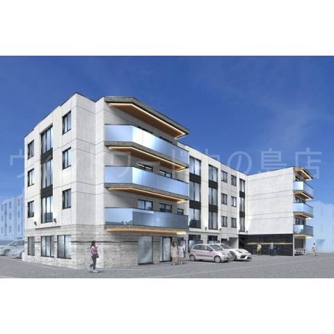 建物外観　完成予想パース