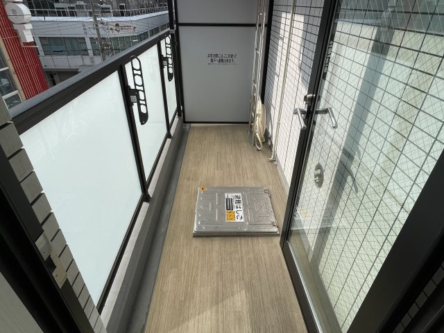 バルコニー　落ち着いた時間を過ごせるバルコニーです