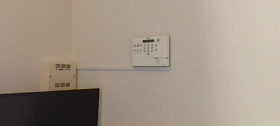 セキュリティ　※別部屋の写真です