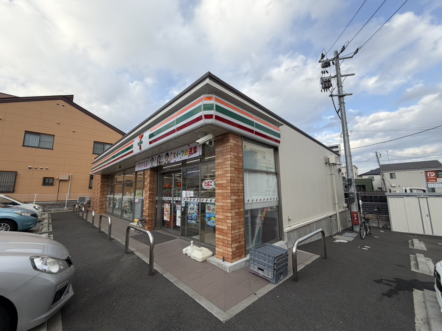 コンビニ　セブンイレブン仙台松岡町店（コンビニ）まで292m
