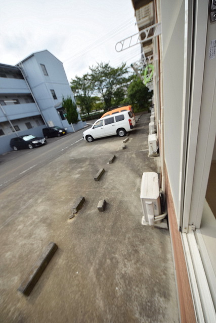 バルコニー　今日は朝から洗濯～～