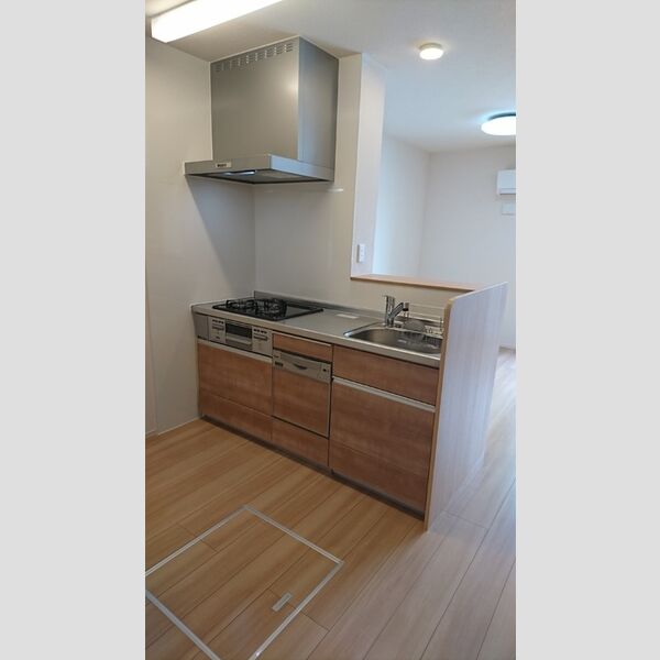 キッチン　3口コンロ・グリル付キッチン♪