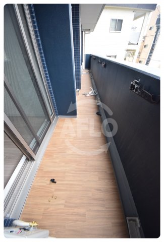 バルコニー　プレサンス上町台筆ヶ崎NORTH　バルコニー