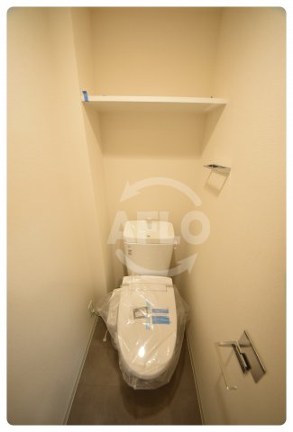 トイレ　プレサンス上町台筆ヶ崎NORTH　温水洗浄便座