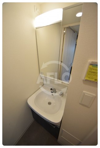 洗面設備　プレサンス上町台筆ヶ崎NORTH　洗面化粧台