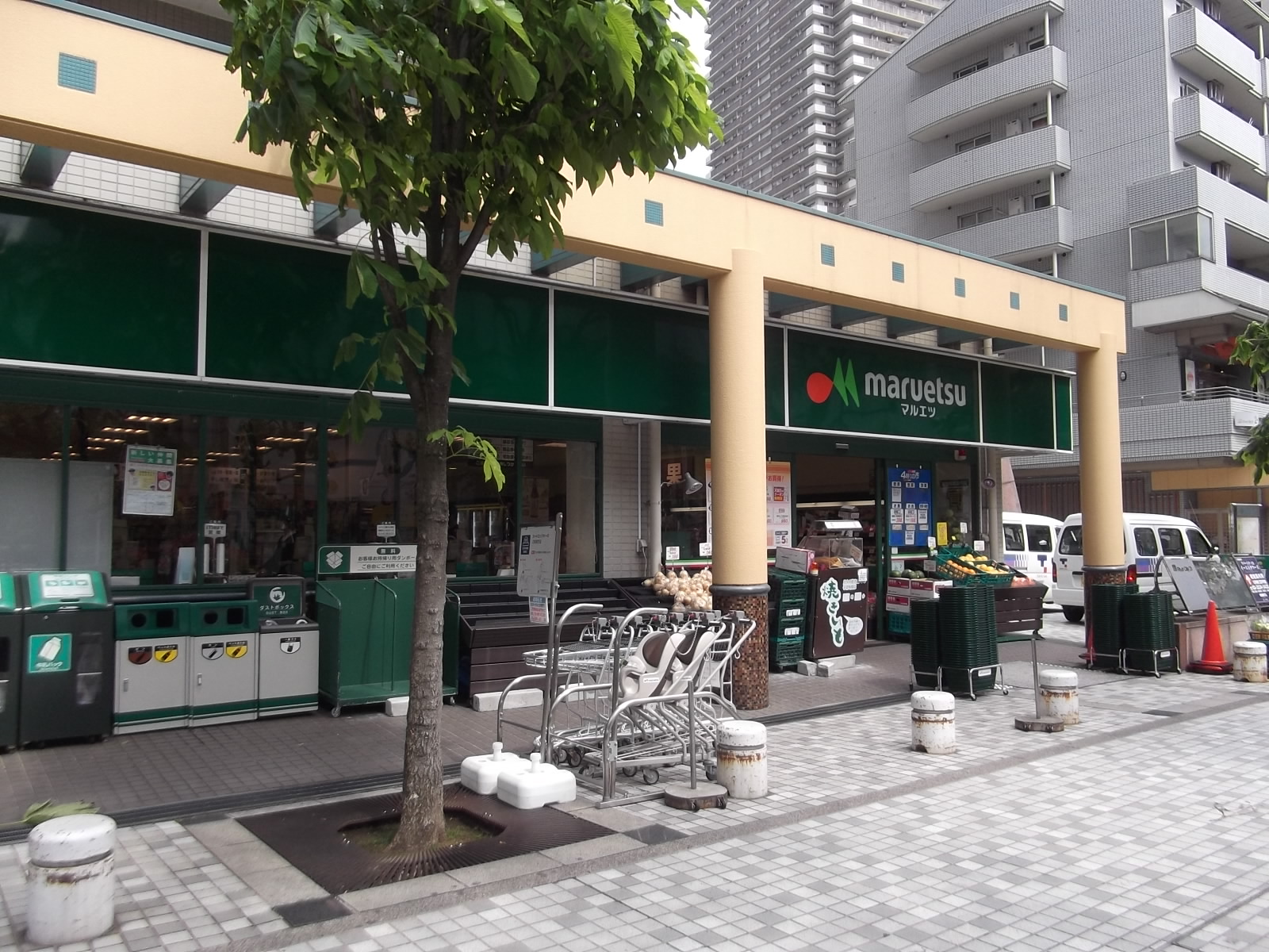 スーパー　マルエツ佃店（スーパー）まで199m