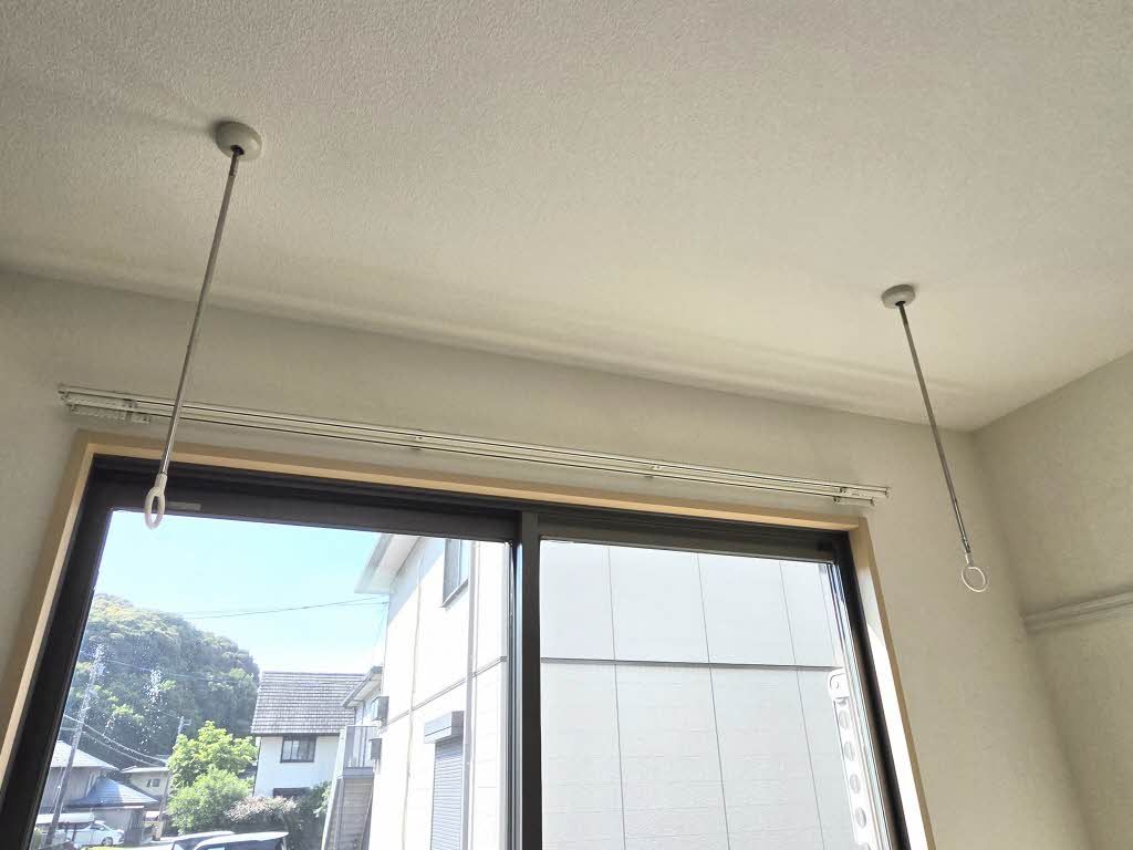 眺望　室内物干し