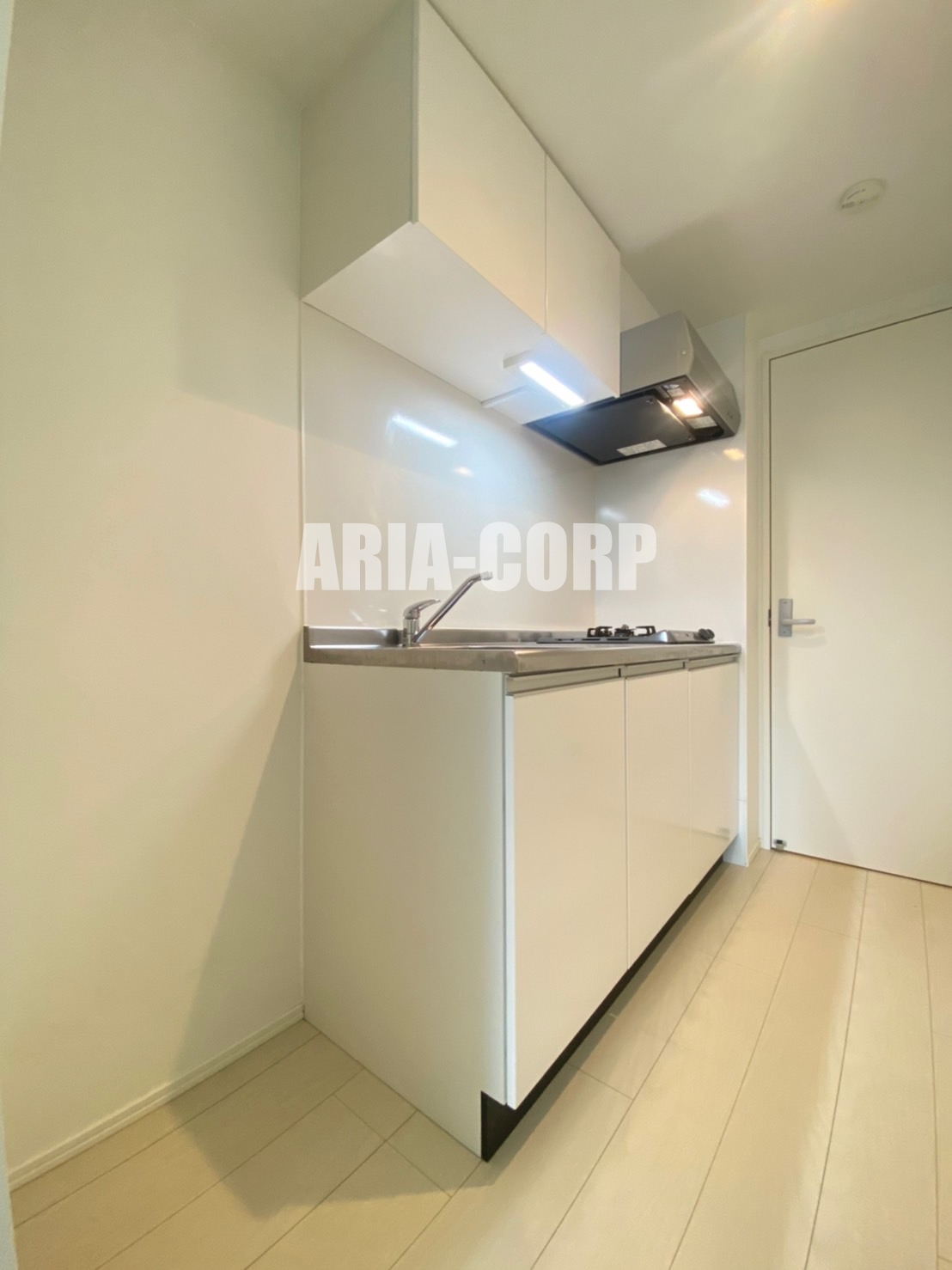 キッチン　2口ガスコンロ。システムキッチン搭載♪