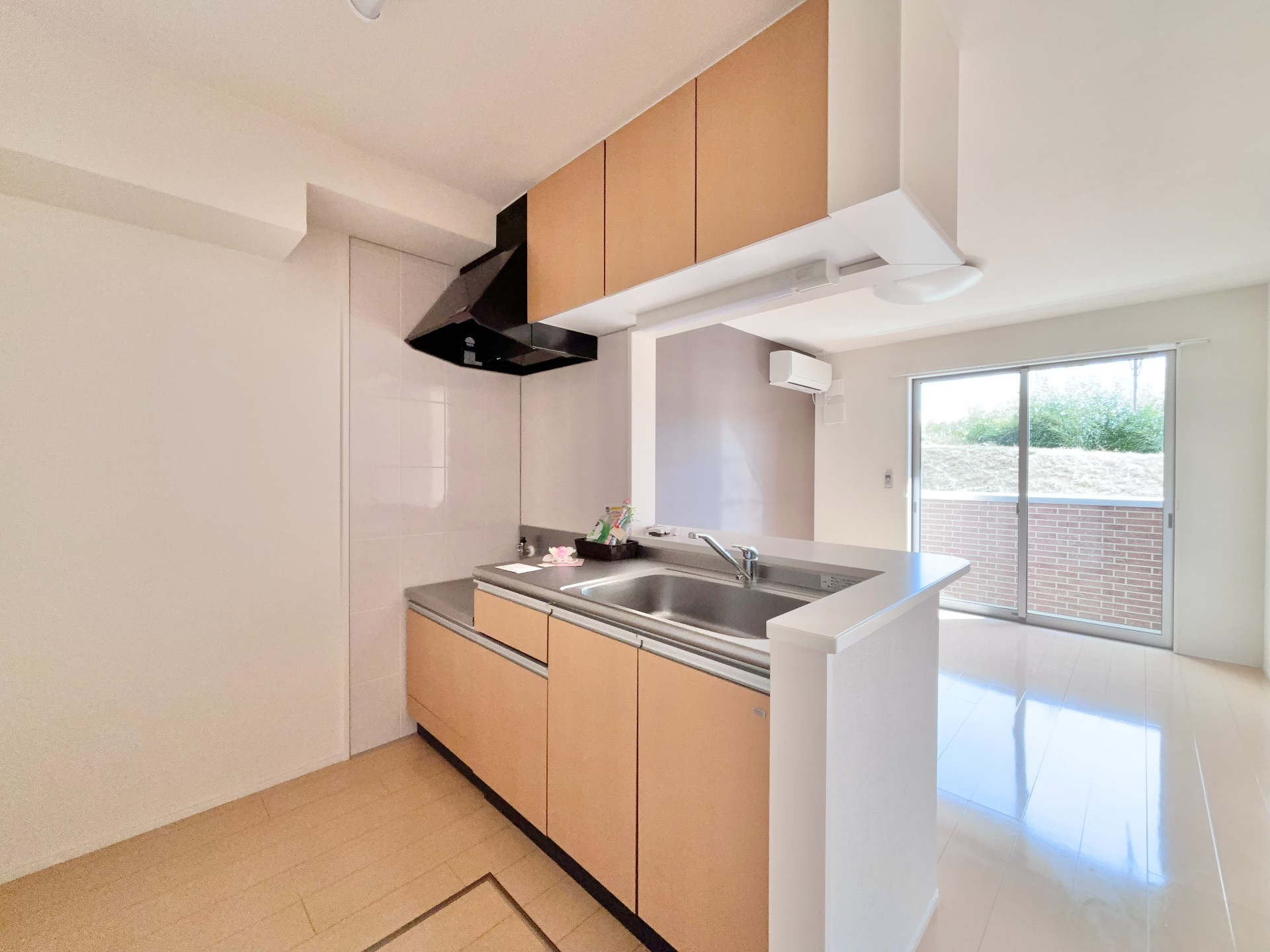 キッチン　キッチン部分・広々カウンターキッチン！ガスコンロ設置可◎