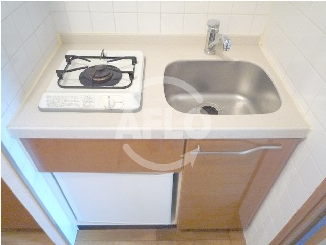 キッチン　エステムコート難波ミューステージ　ガスシステムキッチン