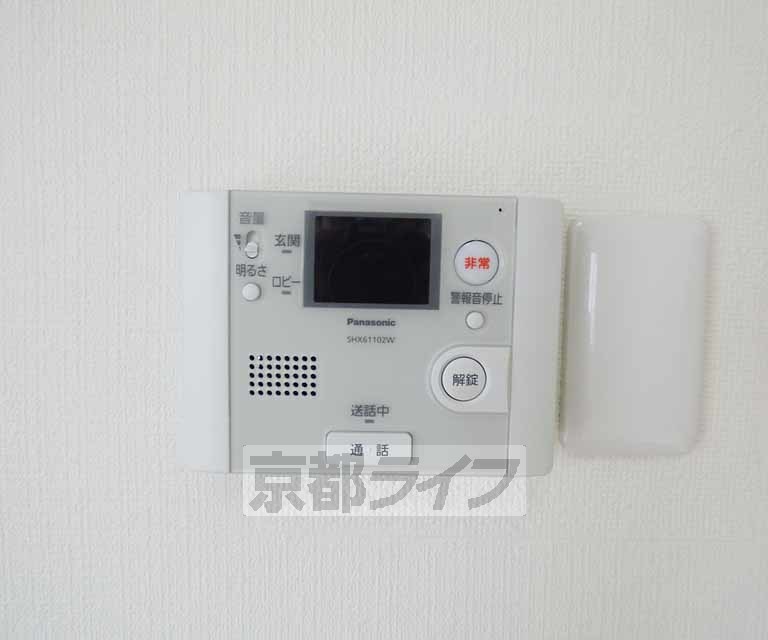 セキュリティ　顔が見えて安心です。