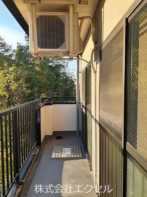 バルコニー　南西向きで日当たり良好です。