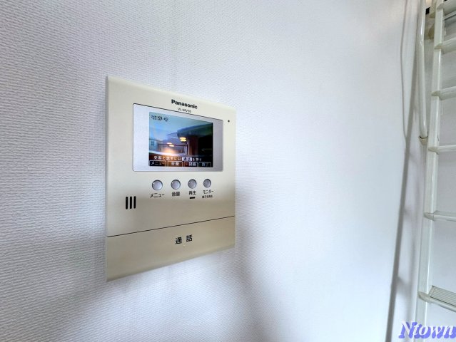 セキュリティ　モニター付きです。