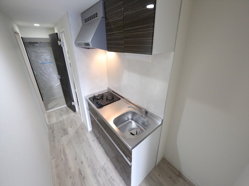 キッチン　システムキッチン（ガス2口コンロ付）