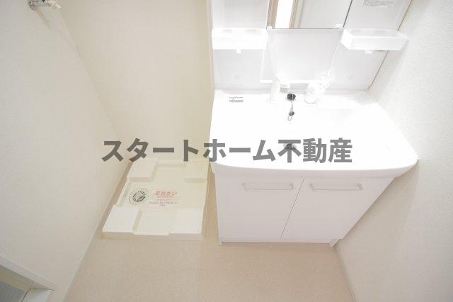 洗面設備　使いやすい洗面所です