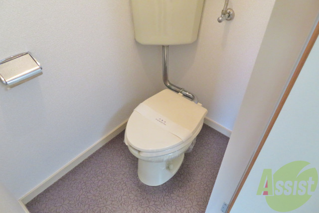 トイレ　トイレの中がキレイになって、いい感じですねー