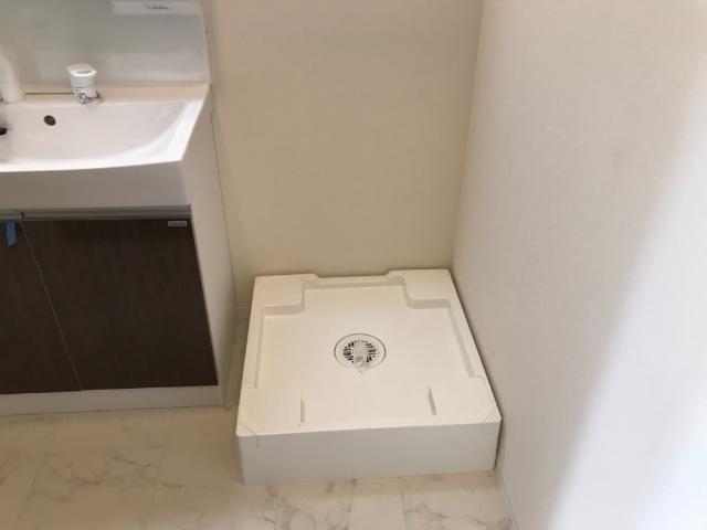 洗面設備　洗濯機置場