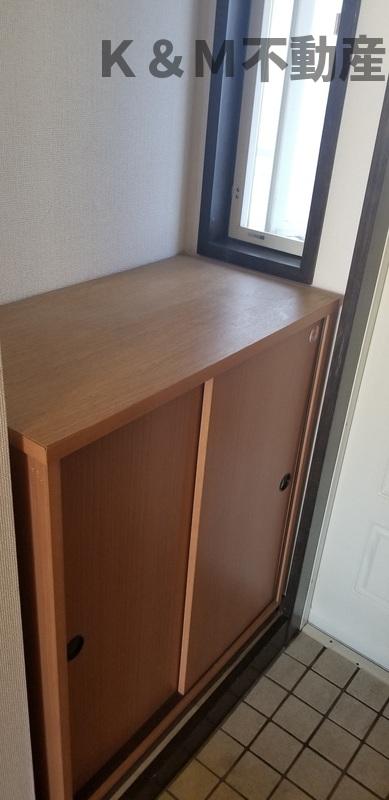 セキュリティ　ゆったりとした玄関です