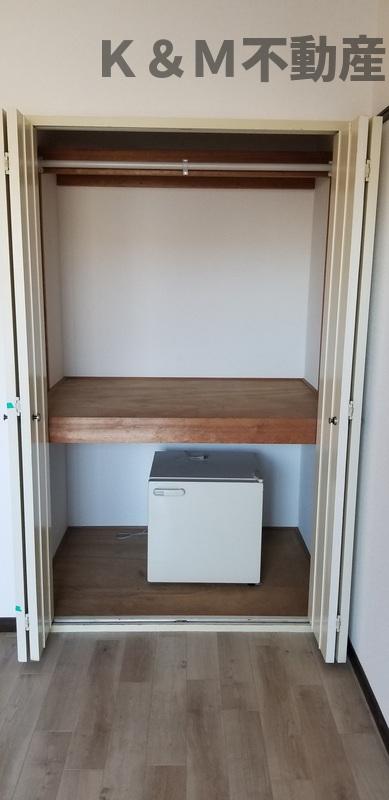 収納　たっぷりとした収納スペースです