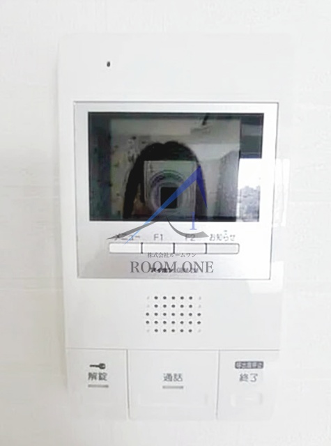 セキュリティ　モニター付きインターホンです。