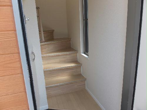 玄関　全住戸の入り口は一階に設置