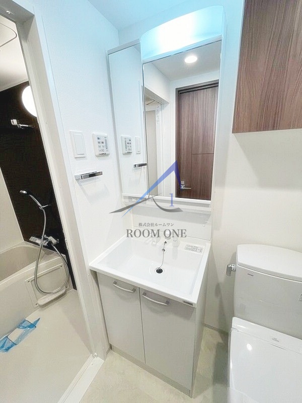 洗面設備　洗面台です。