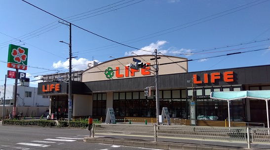 スーパー　ライフ 此花伝法店（スーパー）まで844m