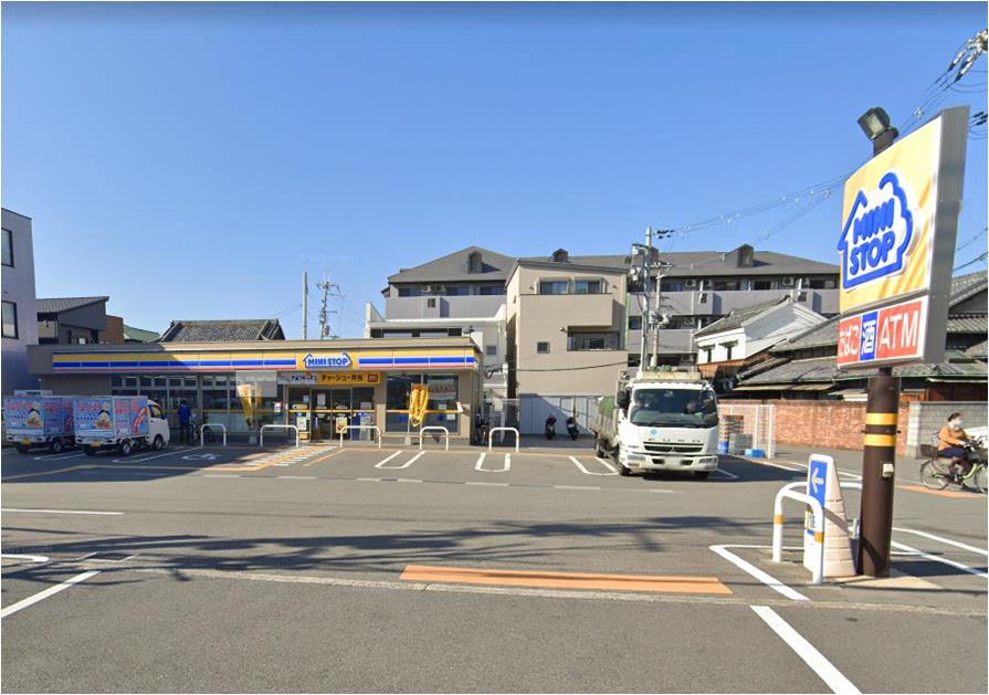 コンビニ　ミニストップ 東大阪若江北町店（コンビニ）まで592m
