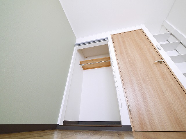 収納　たっぷりとした収納スペースです
