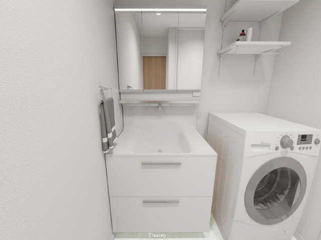 洗面設備　３Ｄイメージパース