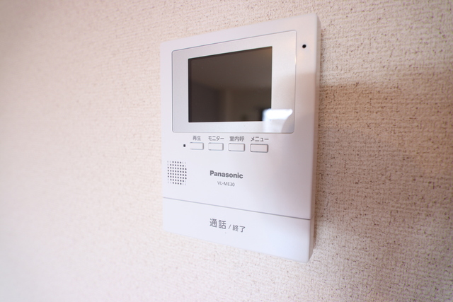 セキュリティ　モニター付きドアホン！