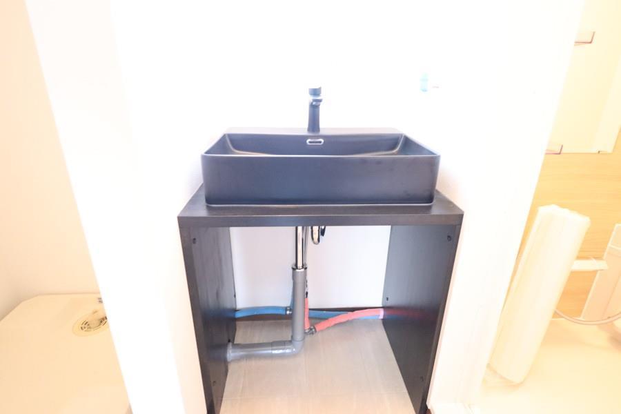洗面設備　同じ間取りの別部屋です。
