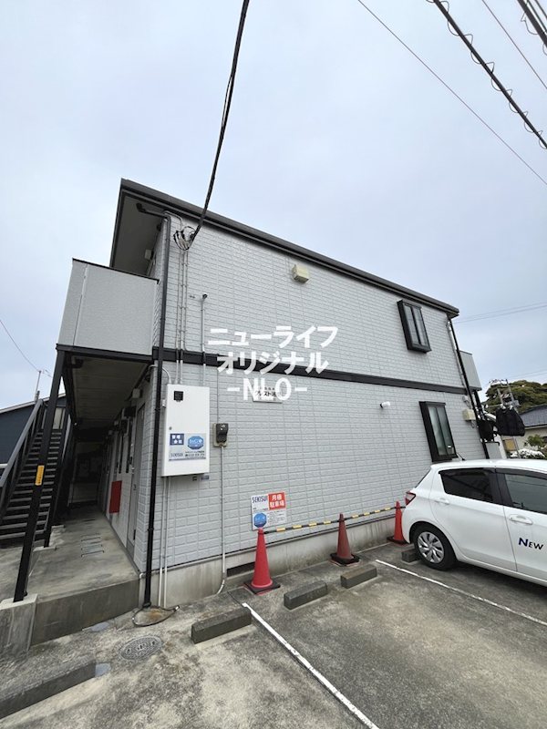 建物外観　建物は耐震耐火に優れたセキスイハイム施工で安心です。